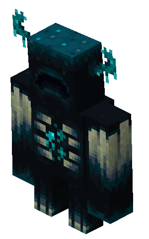 This is the Avatar Image for the Warden (Minecraft) AI Voice and Text to Speech Generator